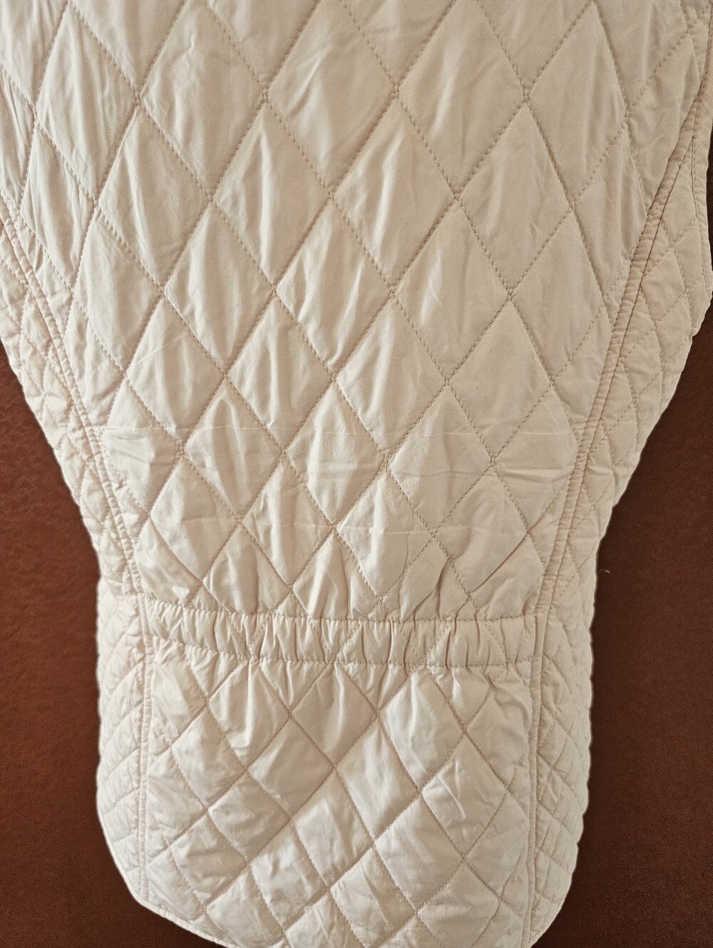 Talbots Pale Pink Quilted Vest - Picture 6 of 10
